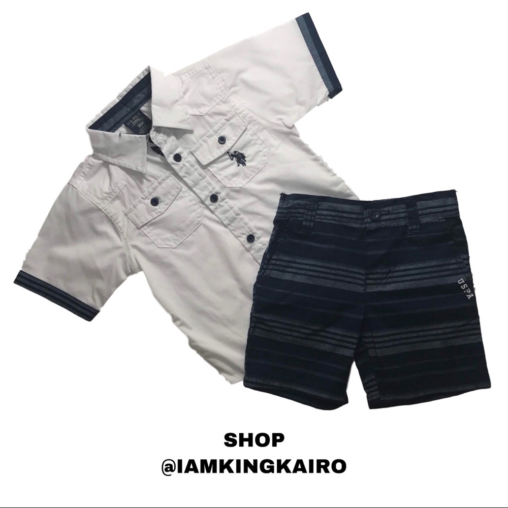 NWT 2pc Button Down & Pant Set 18M